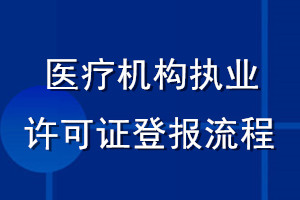 醫(yī)療機構(gòu)執(zhí)業(yè)許可證登報流程
